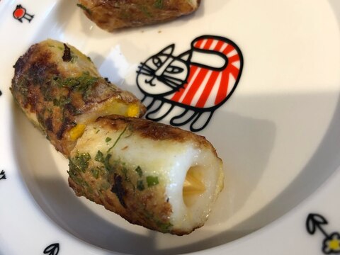 離乳食完了期〜 焼きちくわの手づかみ食べ